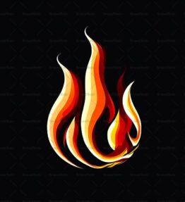 Abstrakte Feuerflammen